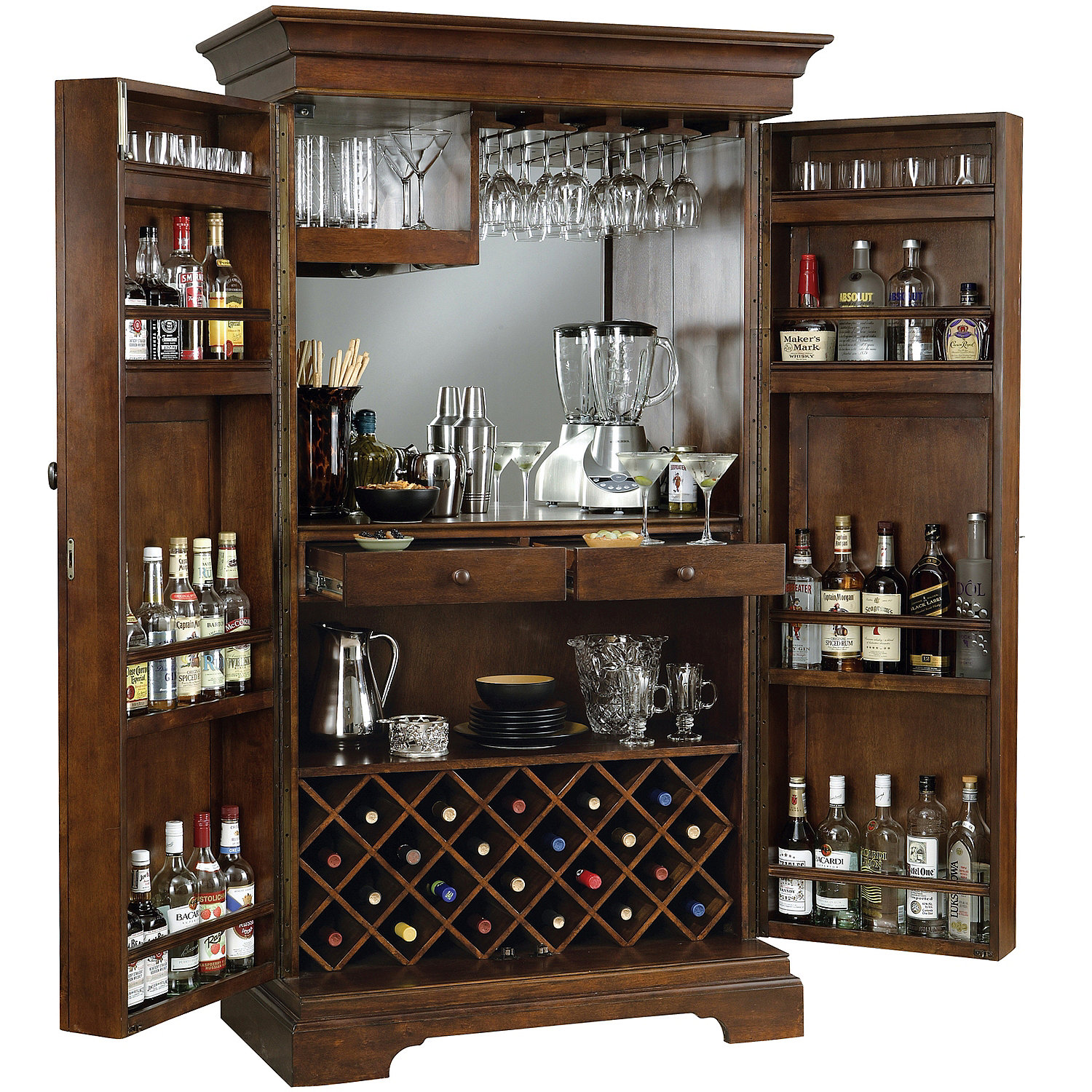 Howard Miller Sonoma Armoire Wine Cabinet Wine Enthusiast