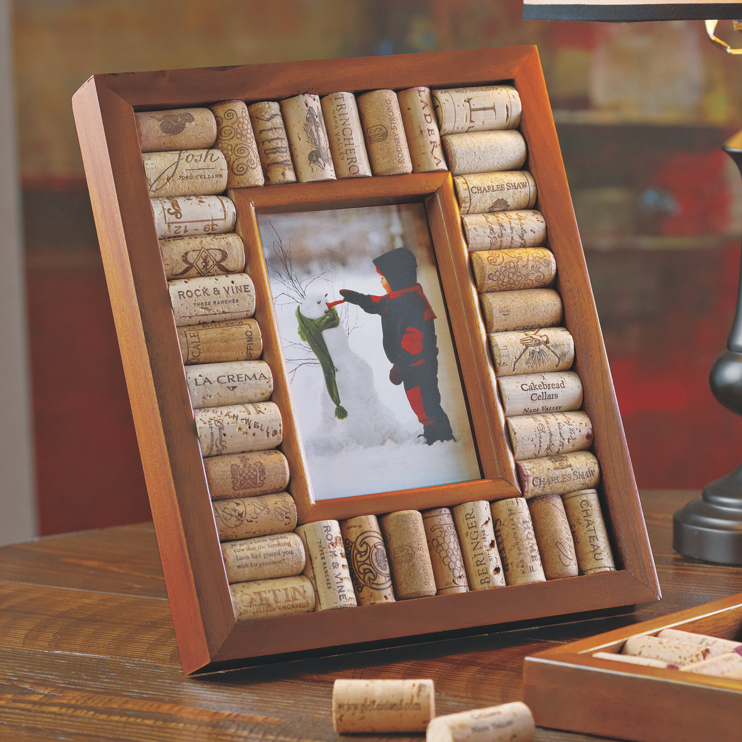 Design Wine Cork Picture Frame wine cork picture frame kit 4x6 photo enthusiast preparing zoom