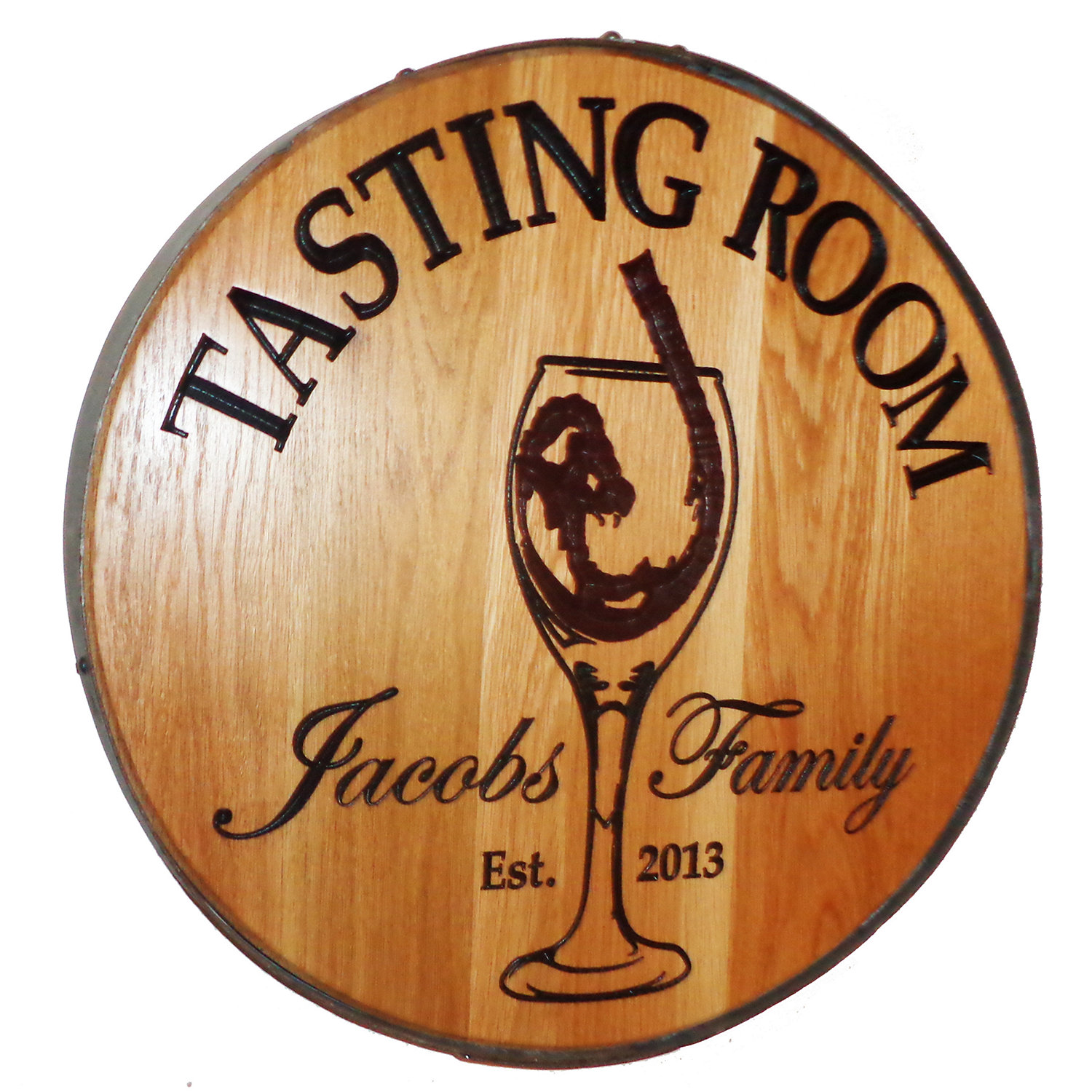 Wine Barrel Wall Decor personalized reclaimed wine barrel head with tasting room and wine Wine Barrel Wall Decor personalized reclaimed wine barrel head with tasting room and wine