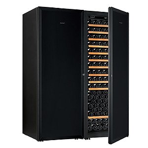 wine cellar double door eurocave premiere solid refrigerators storage wineenthusiast enthusiast coolers