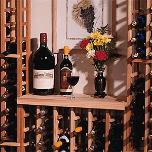 Wine Enthusiast N'FINITY 3-Column Wine Rack Kit With Display In Natural Bed Bath