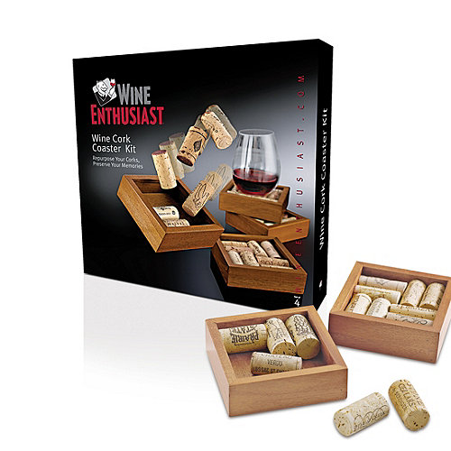 Wine Cork Coasters Kit (Set of 4) Wine Enthusiast