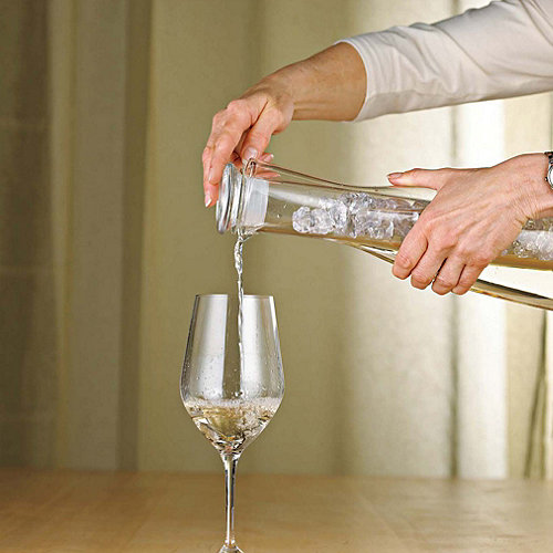 2 Piece Wine Chilling Carafe Wine Enthusiast