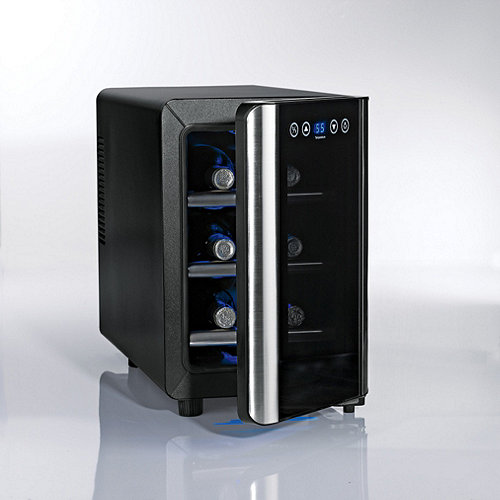 Wine Enthusiast Silent 6 Bottle Touchscreen Wine Refrigerator Wine