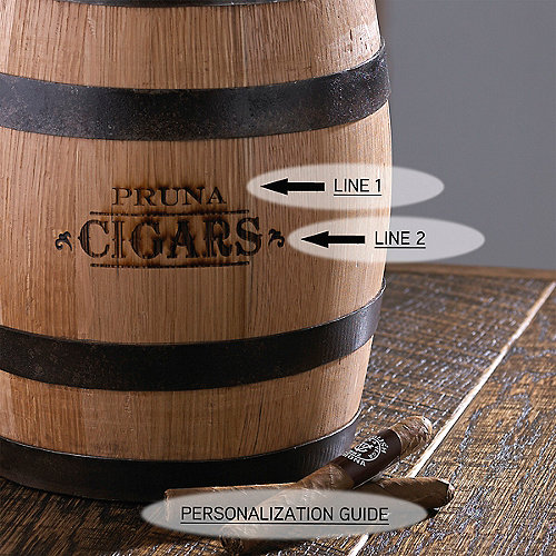 Personalized Cigar Infusion Barrel Humidor Wine Enthusiast