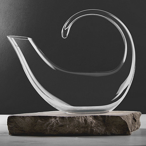 Wine Enthusiast Art Series Crescent Decanter Wine Enthusiast