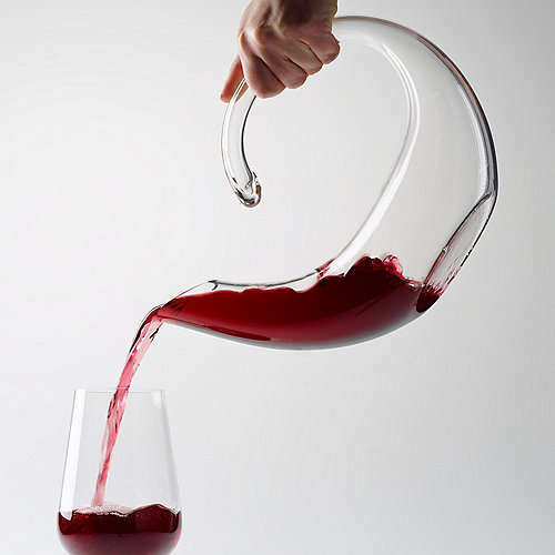 Wine Enthusiast Art Series Crescent Decanter Wine Enthusiast