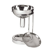 Wine Enthusiast Aerating Funnel with Removable Screen and Stand