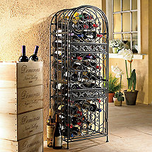 Renaissance Wrought Iron Wine Jail