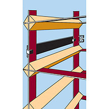 Bordex Attachex Wine Rack Wall Braces (Set of 2)