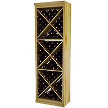 Sonoma Designer Wine Rack Kit - Solid Diamond Cube With Face Trim