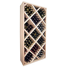 Sonoma Designer Wine Rack Kit - Diamond Bin With Face Trim
