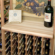 Sonoma Designer Wine Rack Kit - Wood Table Top for 6 Column Wine Rack