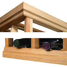 Sonoma Designer Wine Rack Kit - 4' Molding Kit