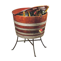 Vintage Oak Party Chiller