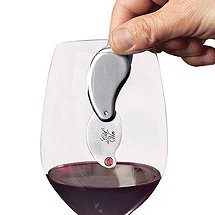 Clef du Vin Pocket Wine Tasting Tool (Brushed Steel)