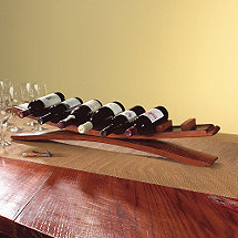 Arched Oak Stave Wine Rack