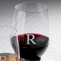 Personalized Riedel 'O' Cabernet Stemless Wine Glasses (Set of 2)