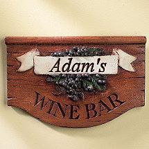 Personalized Wine Bar Sign