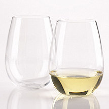 Wine Enthusiast U Chardonnay Stemless Wine Glasses (Set of 2)