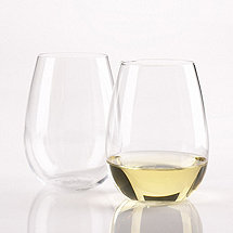 Wine Enthusiast U Chardonnay Stemless Wine Glasses (Set of 4)