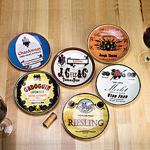 Wine Country Appetizer Plates (Set of 6)