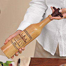 Personalized Wine Bottle Salt Mill
