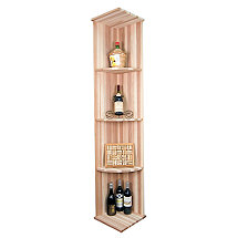 Sonoma Designer Wine Rack Kit - Vertical Quarter Round Shelf Rack