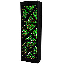 Designer Wine Rack Kit - Solid Diamond Cube With Face Trim