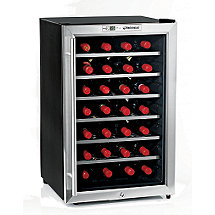 Wine Enthusiast Silent 28 Bottle Wine Refrigerator (Stainless Steel Trim Door)