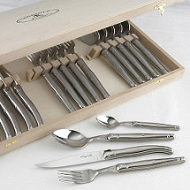 Jean Dubost Laguiole 24-Piece Flatware Set (Stainless Steel)