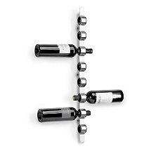 8 Bottle Stainless Steel Wall-Mounted Wine Rack