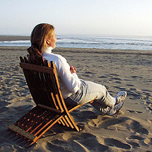Whit McLeod Folding Wine Barrel Chair