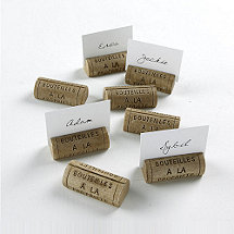 Wine Cork Place Card Holders (Set of 8)