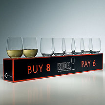 Riedel 'O' Buy 8 Pay 6 Chardonnay Stemless Wine Glasses (Set of 8)