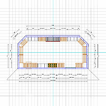 Custom Wine Cellar 2 Dimensional Design