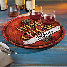 Personalized Vineyard Lazy Susan