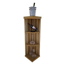 Napa Vintner Stackable Wine Rack - Quarter Round Shelf Rack