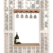 Napa Vintner Stackable Wine Rack - Glass Rack & Table Top Insert