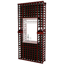 Napa Vintner Stackable Wine Rack - 10 Column Individual w / Display