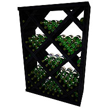 Napa Vintner Stackable Wine Rack - Diamond Bin w / Face Trim