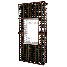 Napa Vintner Stackable Wine Rack - 10 Column Individual w / Display