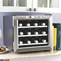 Wine Enthusiast Silent 12 Bottle Wine Refrigerator (Stainless Steel Trim Door) (Outlet B2720213)