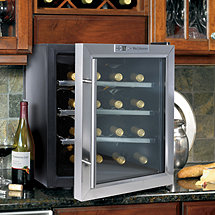 Wine Enthusiast Silent 16 Bottle Wine Refrigerator (Stainless Steel Trim Door) (Outlet B2720217)
