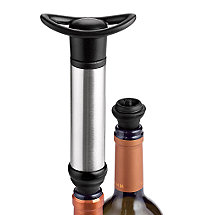 Wine Enthusiast Stainless Steel Wine Saver Set