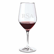Monogrammed Fusion Classic Cabernet/Merlot/Bordeaux Wine Glasses (Set of 4)