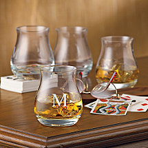 Personalized Glencairn Wide-Bowl Whisky Glasses (Set of 4)