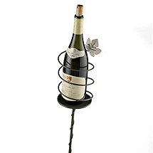 Grape Leaf Wine Bottle Stake