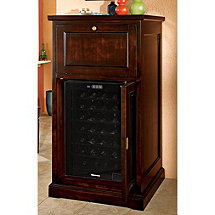 Montenero Alto Wine & Spirits Bar with 28 Bottle Touchscreen Wine Refrigerator