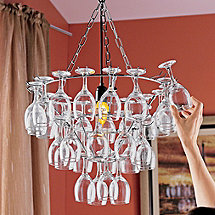 Wine Glass Chandelier